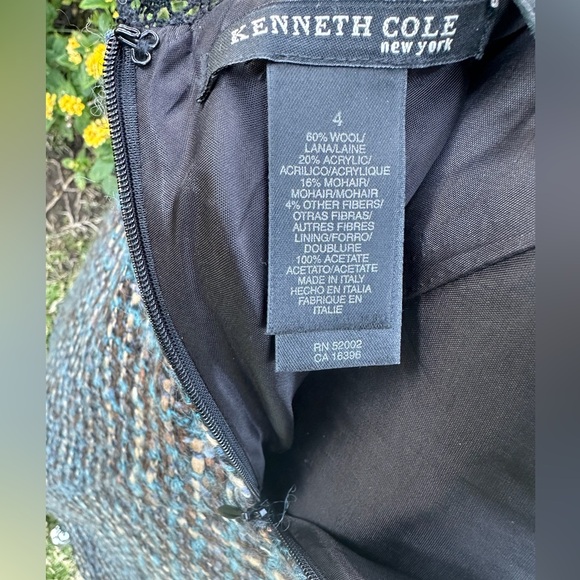 Kenneth Cole New York Mohair Blend Woven Skirt - size 4 - Picture 2 of 5